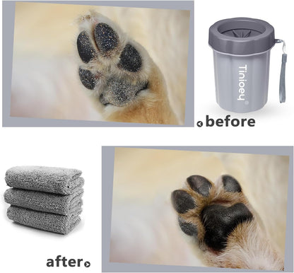Dog Paw Cleaner Cup, Medium Dog Paw Washer, Muddy Paw Cleaner