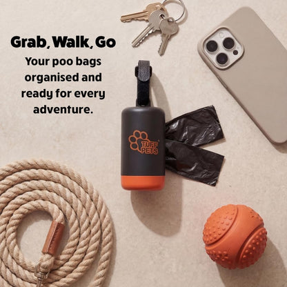 Dog Poop Bag Holder, Poo Bag Holder for Dogs Lead, Bamboo
