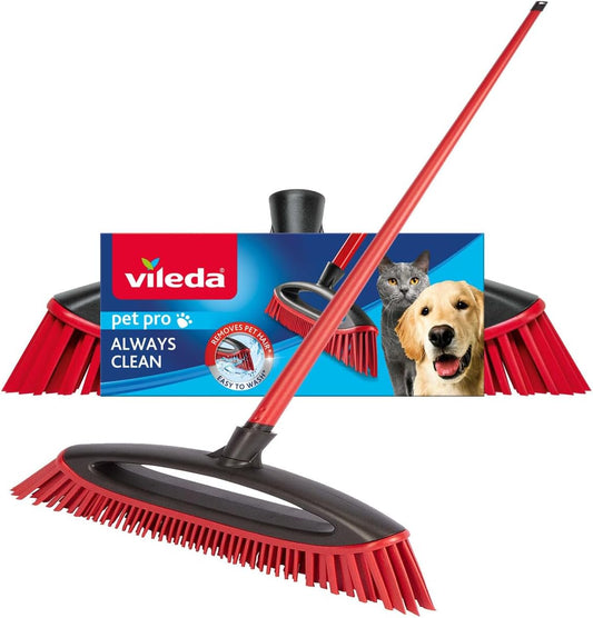 Pet Pro Always Clean Brush - Rubber Broom for Removing Pet Hair