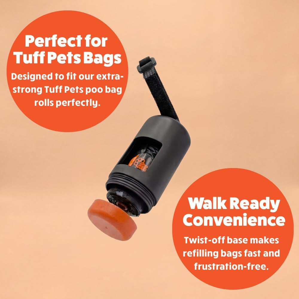 Dog Poop Bag Holder, Poo Bag Holder for Dogs Lead, Bamboo