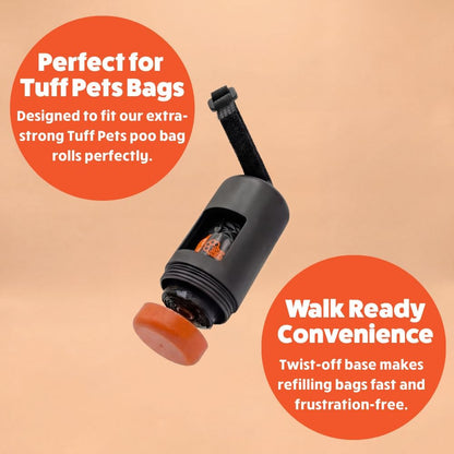 Dog Poop Bag Holder, Poo Bag Holder for Dogs Lead, Bamboo